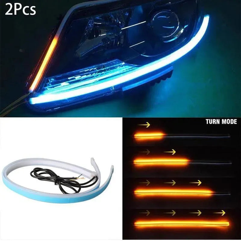 Pair of 60 cm LED DRL & Sequential Turn-Signal Strips – 12 V — product image 3 of 12