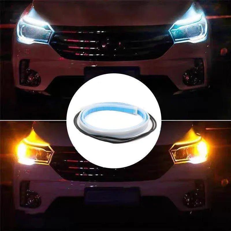 Pair of 60 cm LED DRL & Sequential Turn-Signal Strips – 12 V — product image 9 of 12