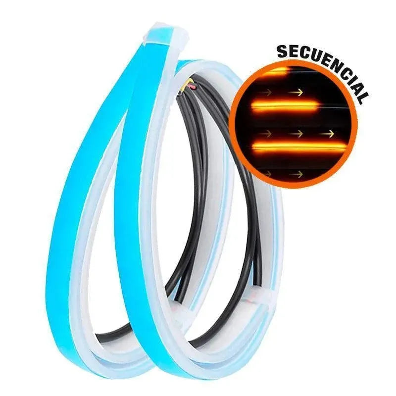 Pair of 60 cm LED DRL & Sequential Turn-Signal Strips – 12 V — product image 10 of 12