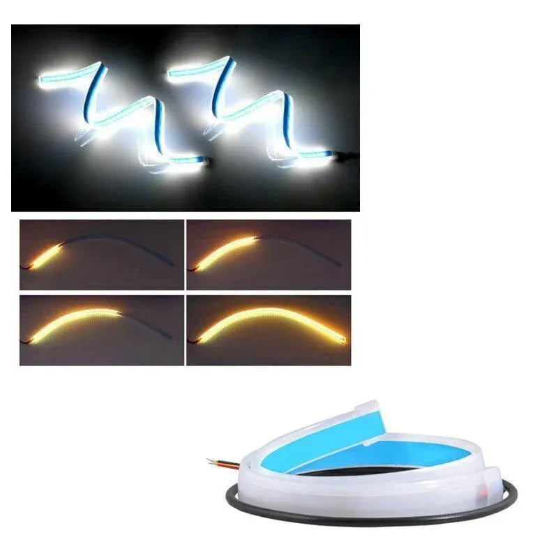 Pair of 60 cm LED DRL & Sequential Turn-Signal Strips – 12 V — product image 11 of 12