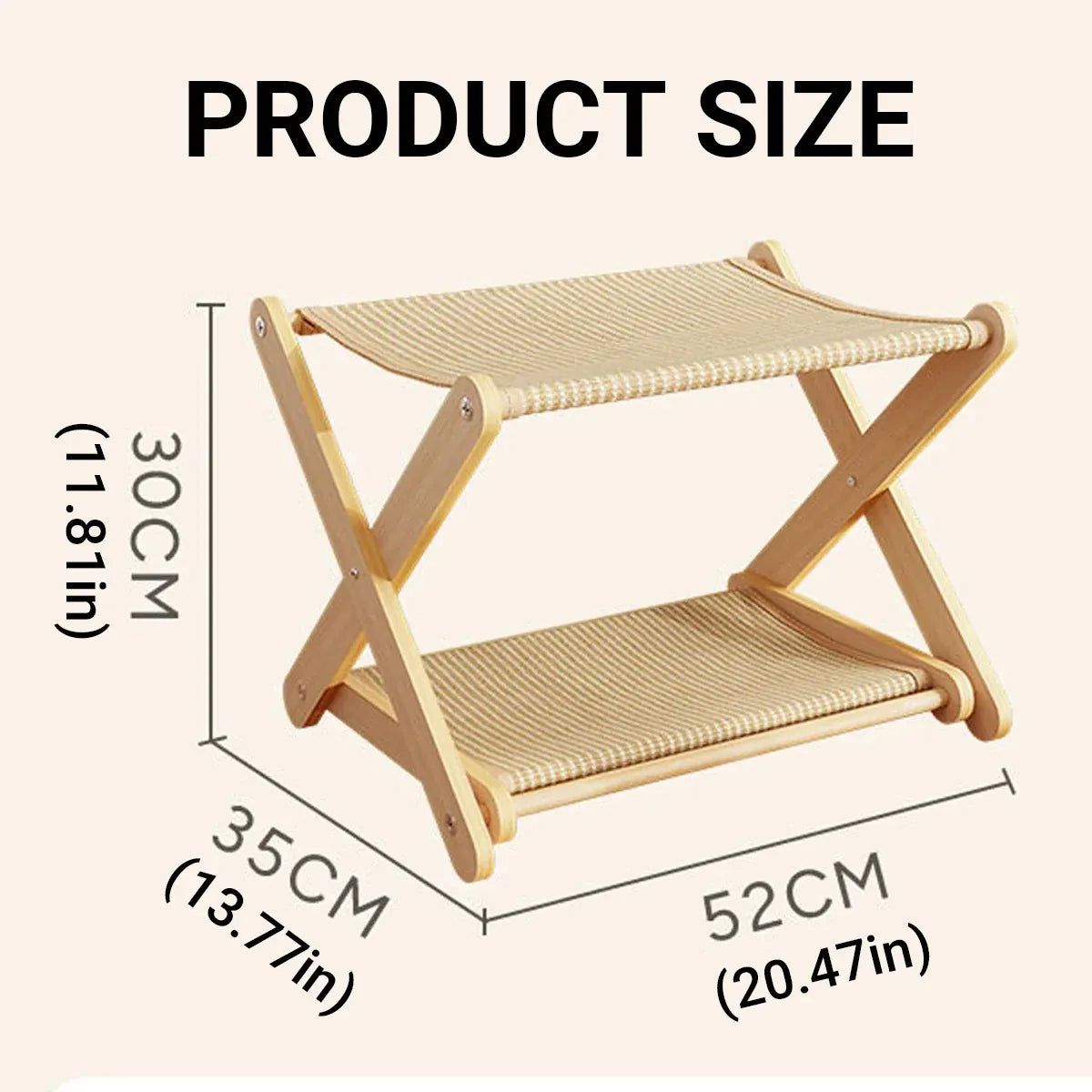 Foldable Double-Layer Sisal Cat Scratching Board - product photo 3 of 13
