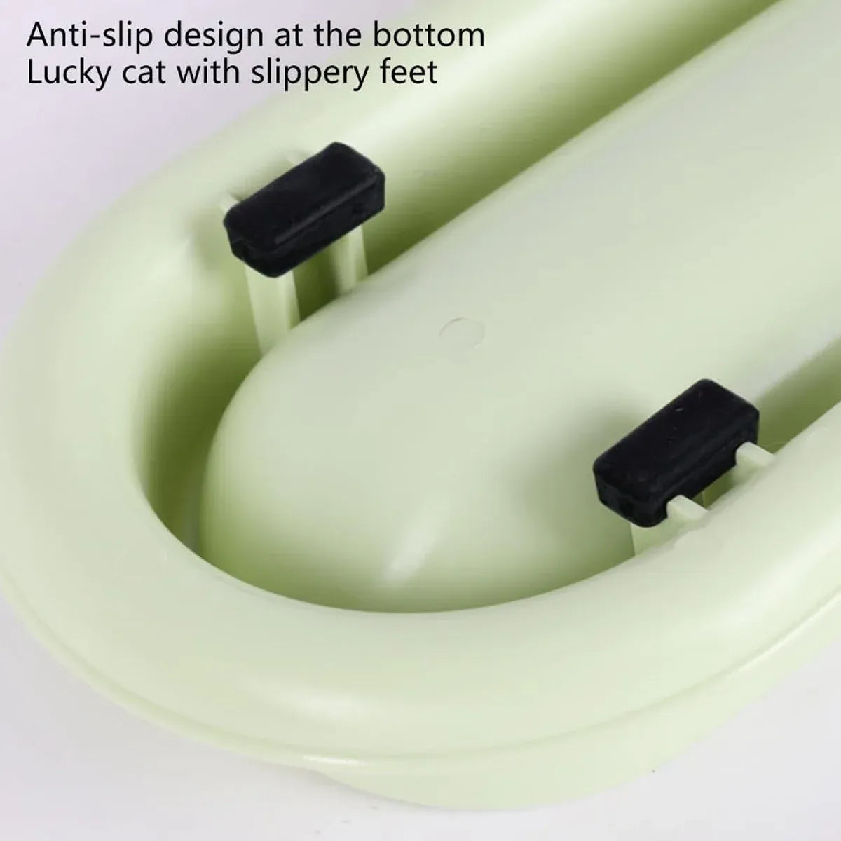 Pink Extended Plastic Cat Feeding Bowl - 40.5 × 12.5 × 4.5 cm - product photo 5 of 15