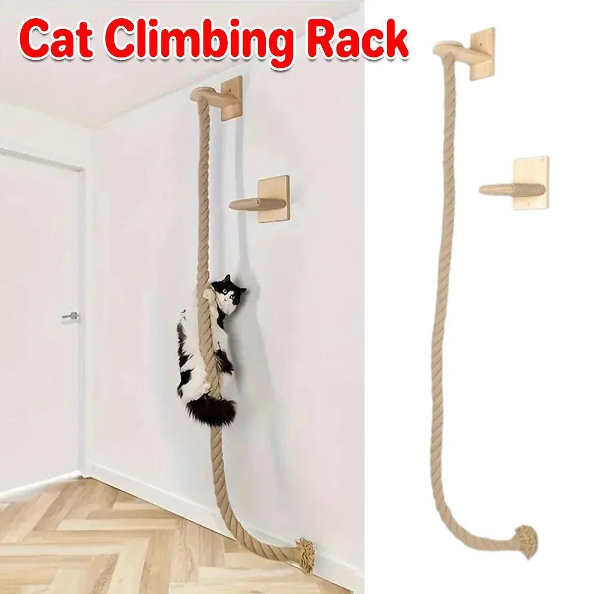 Cat Climbing Platform with Rope Play Attachment - product photo 13 of 13