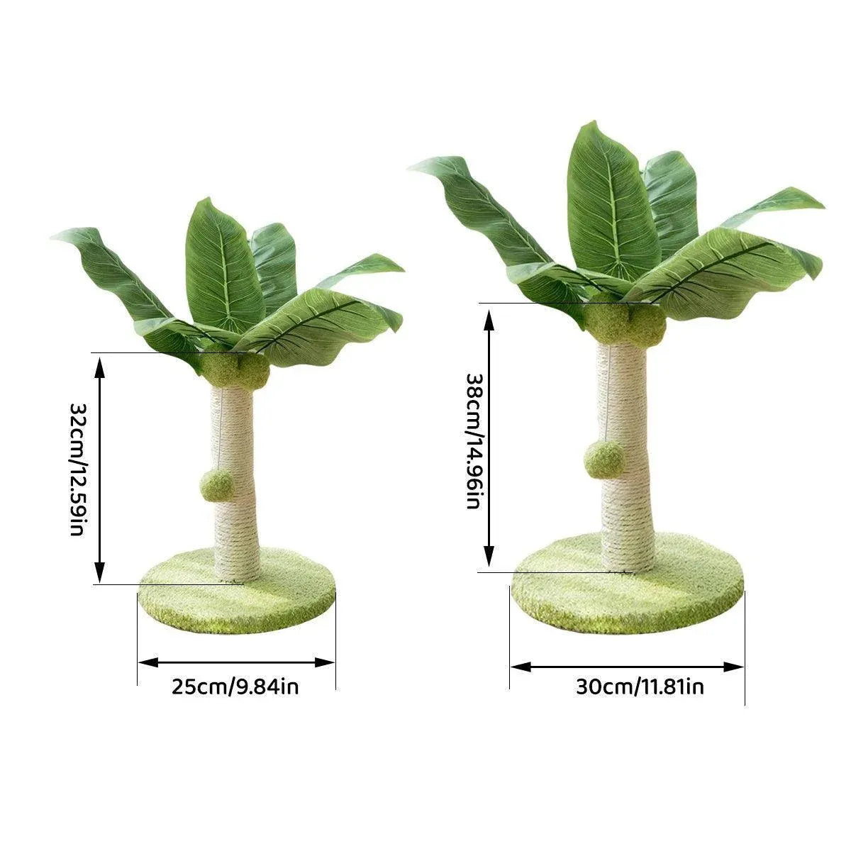 Coconut Tree Cat Scratching Post, Medium, 38 cm High