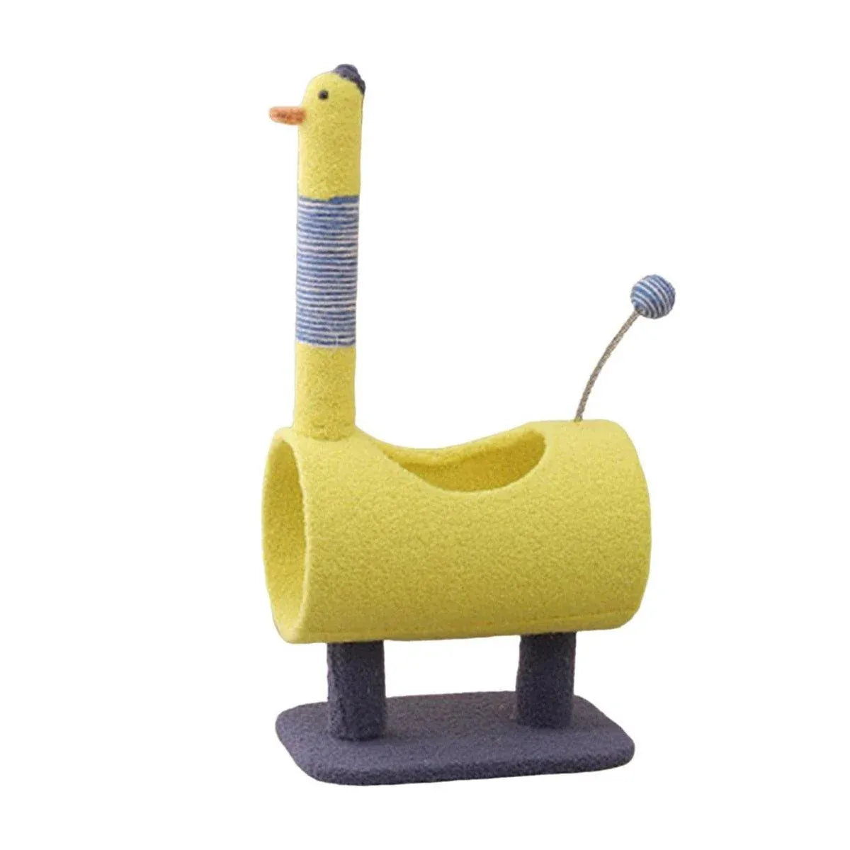 Yellow Cat Climbing & Scratching Frame - 24 × 35 × 65 cm - product photo 1 of 15