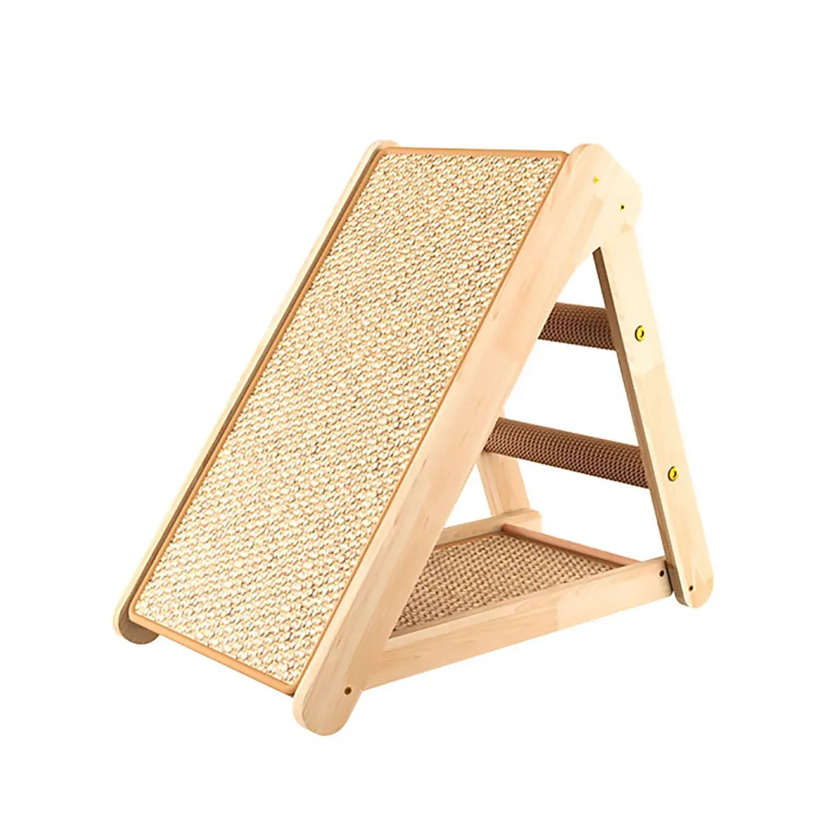 Wooden Cat Climbing Frame with Sisal Scratcher & Resting Perch - product photo 2 of 13