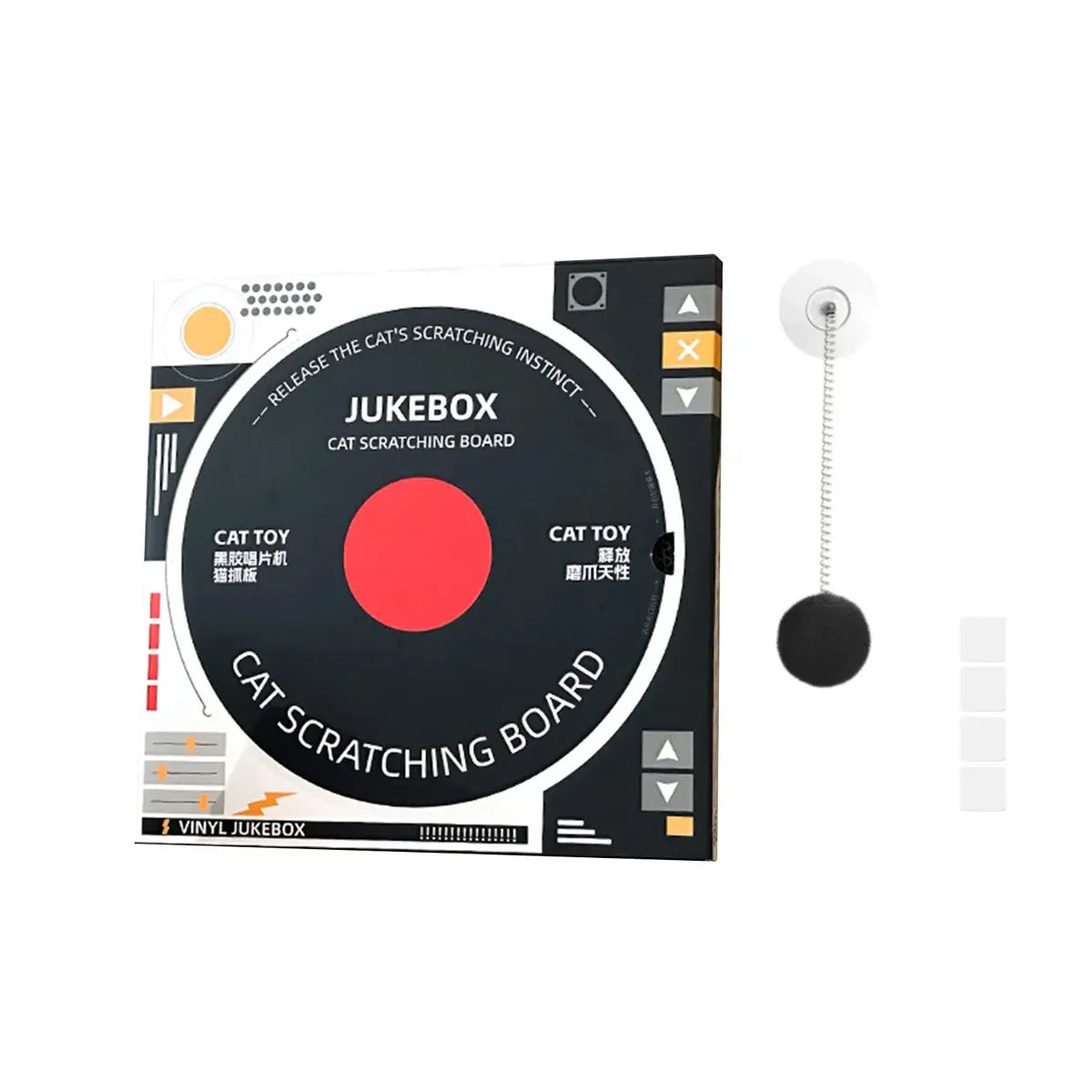 Record Player-Shaped Cardboard Cat Scratcher - product photo 13 of 14