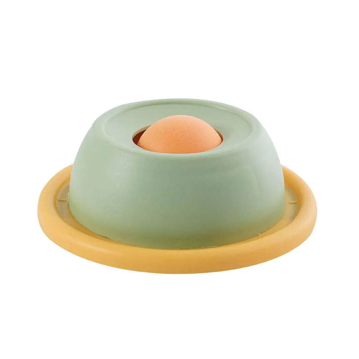 Cat Slow-Feeding Lick & Enrichment Tray - Green, 12 cm