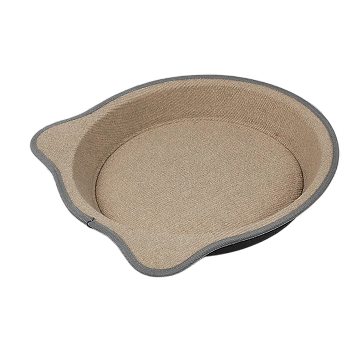Two-Sided Cat Scratching & Resting Pad - Beige, 38 × 38 cm