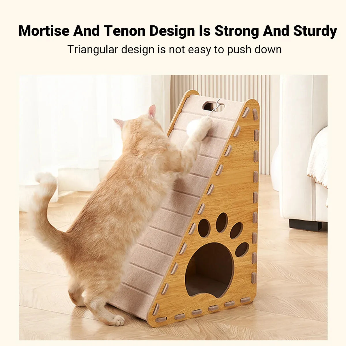 Triangular Felt Cat Scratching Board