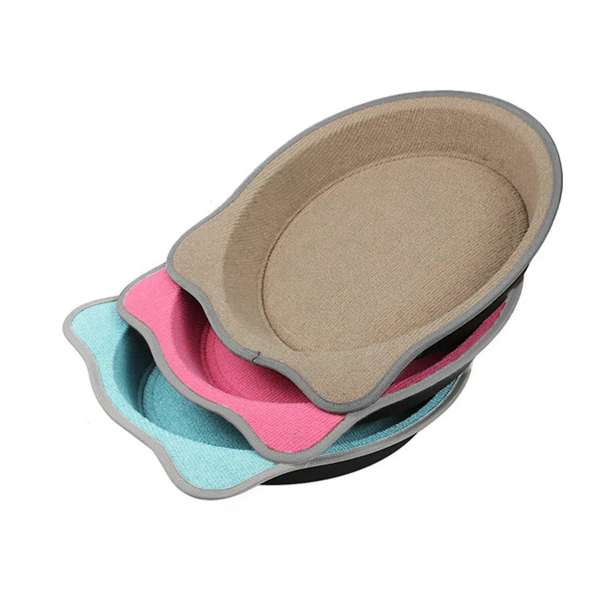 Two-Sided Cat Scratching & Resting Pad - Pink, 38 × 38 cm