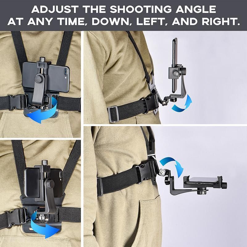 Cell Phone Chest Mount Harness Strap Holder Clip For Iphone Samsung Gopro — product photo 3