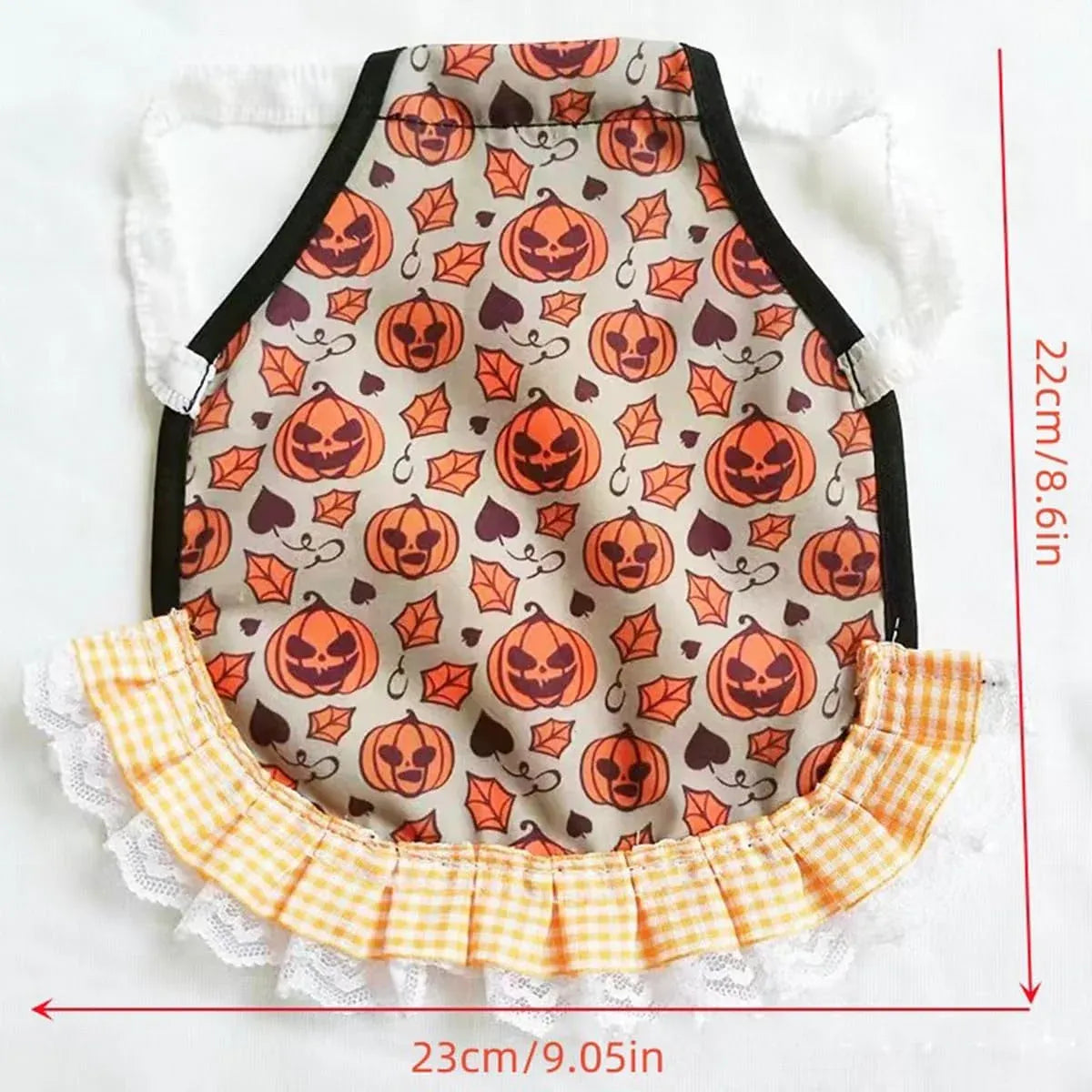 Four-Piece Halloween Chicken Saddle Apron Set - Assorted Prints