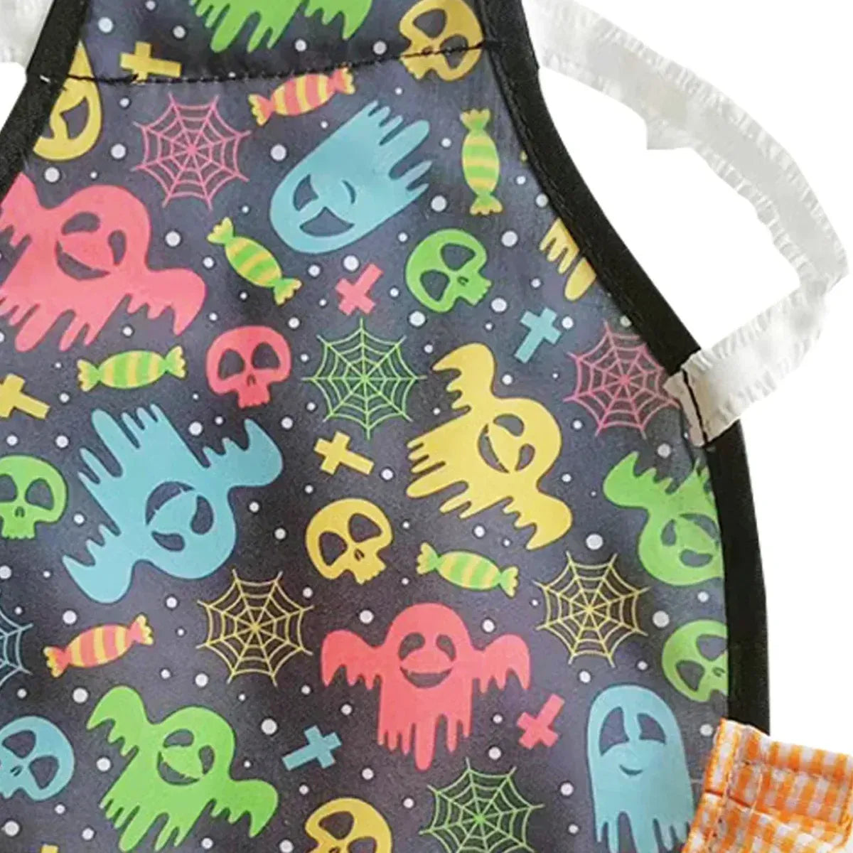 Four-Piece Halloween Chicken Saddle Apron Set - Assorted Prints