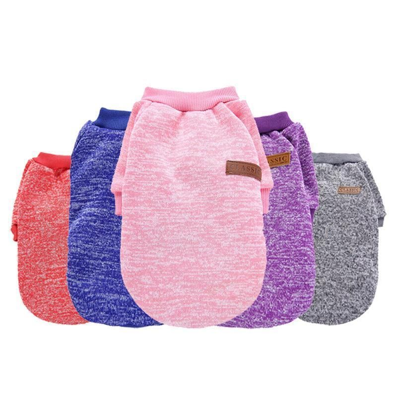 Blue Knitted Dog Sweater – Size L – supplier product photograph 3 of 14