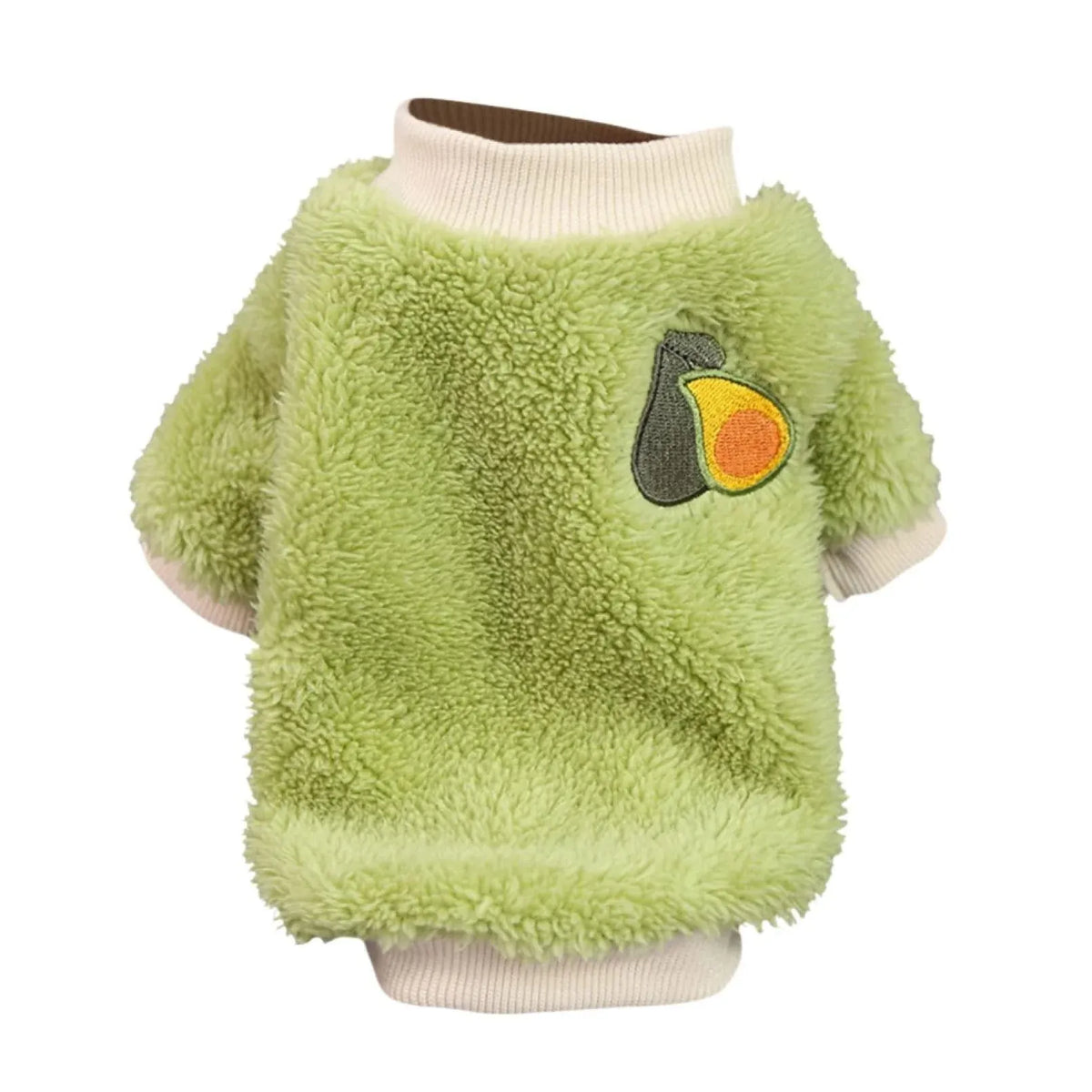 Fleece Puppy Winter Jumper - XS, Green