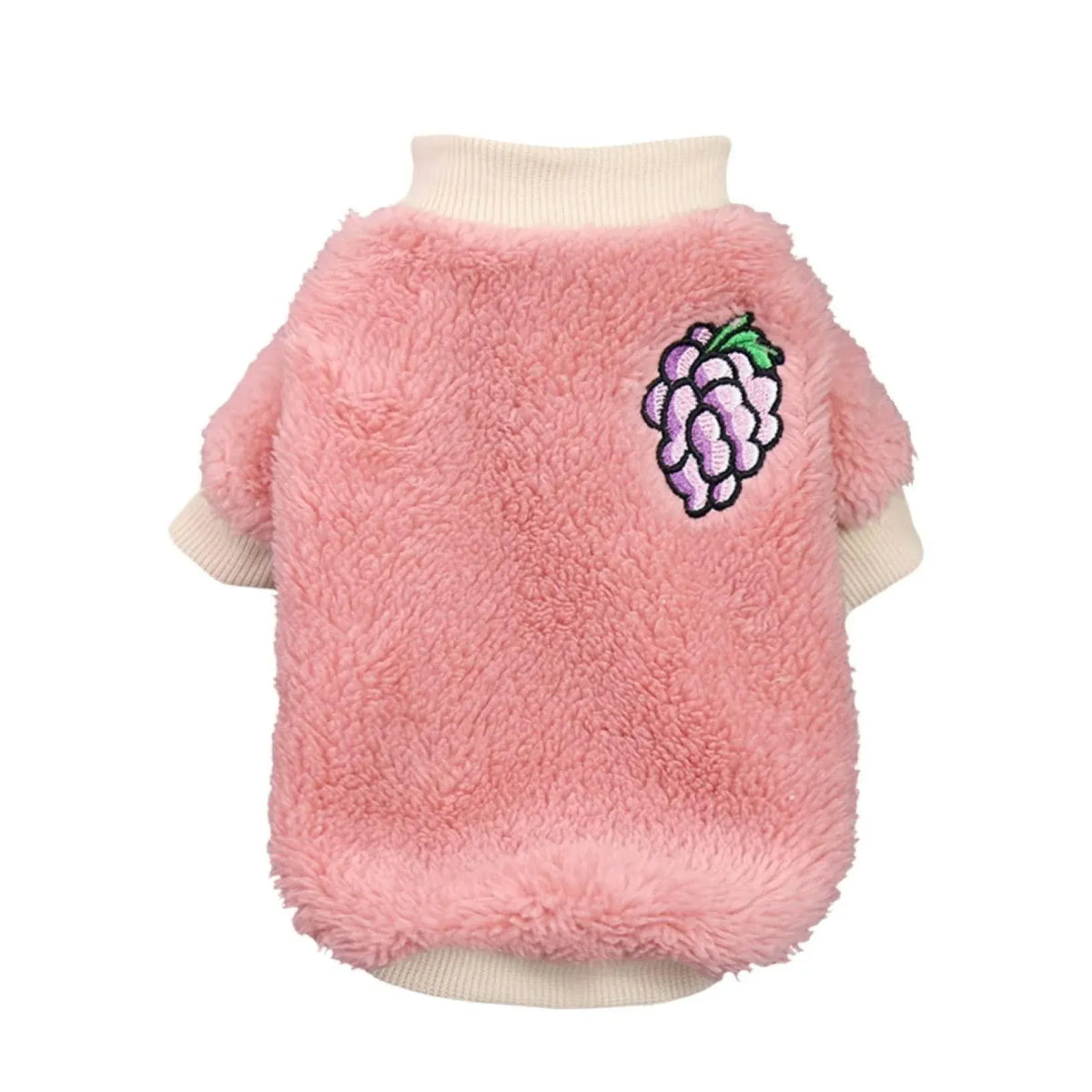 Fleece Puppy Winter Jumper - XS, Pink