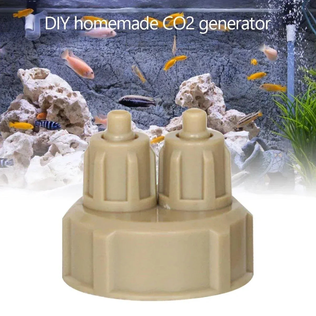 DIY Aquarium CO₂ Soda-Bottle Connector Caps - 10-Pack, 3.4 cm