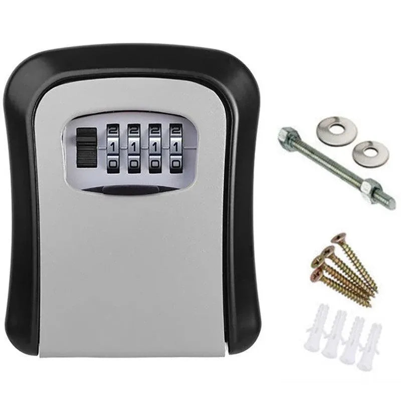 Wall Mounted High Security Storage 4 Digit Key Box With Combination Lock