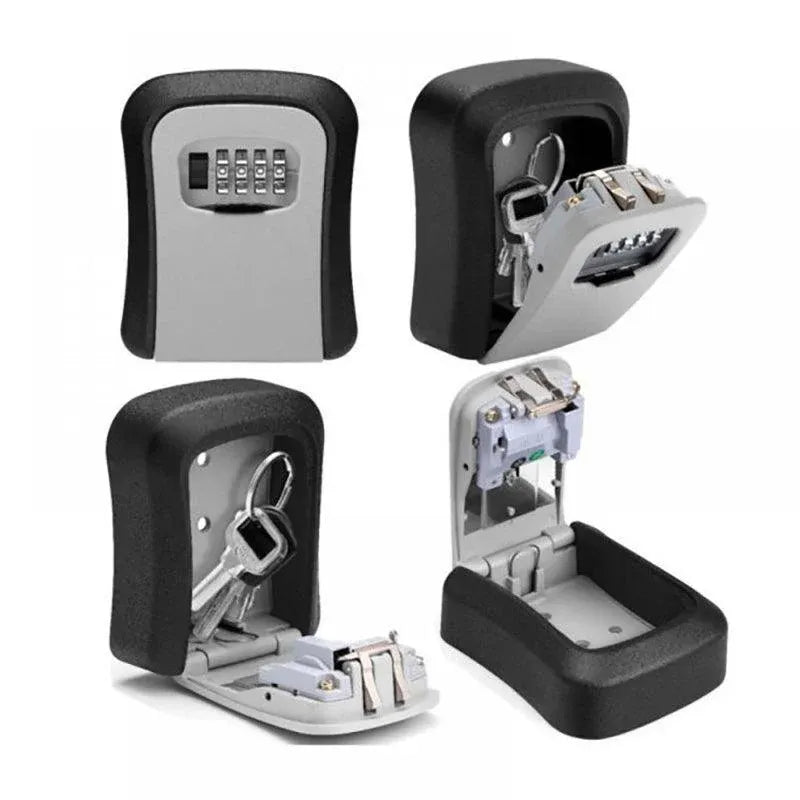 Wall Mounted High Security Storage 4 Digit Key Box With Combination Lock