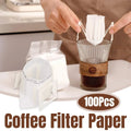 100pcs Hanging Ear Coffee Filter Hand Brew Drip Bag Disposable Coffee Filter