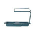 Telescopic Sink Rack Holder Expandable Storage Drain Basket Home Kitchen Kit - Blue — product image 1 of 13