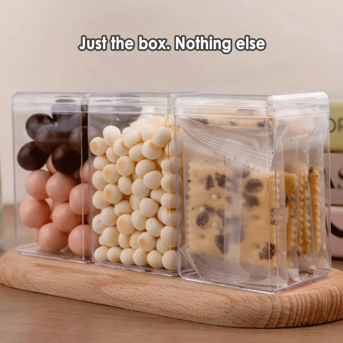 20pcs Transparent Biscuit Box Plastic Cake Box Pastry Dessert Storage Container - 5.5x9.5cm — product photo 5