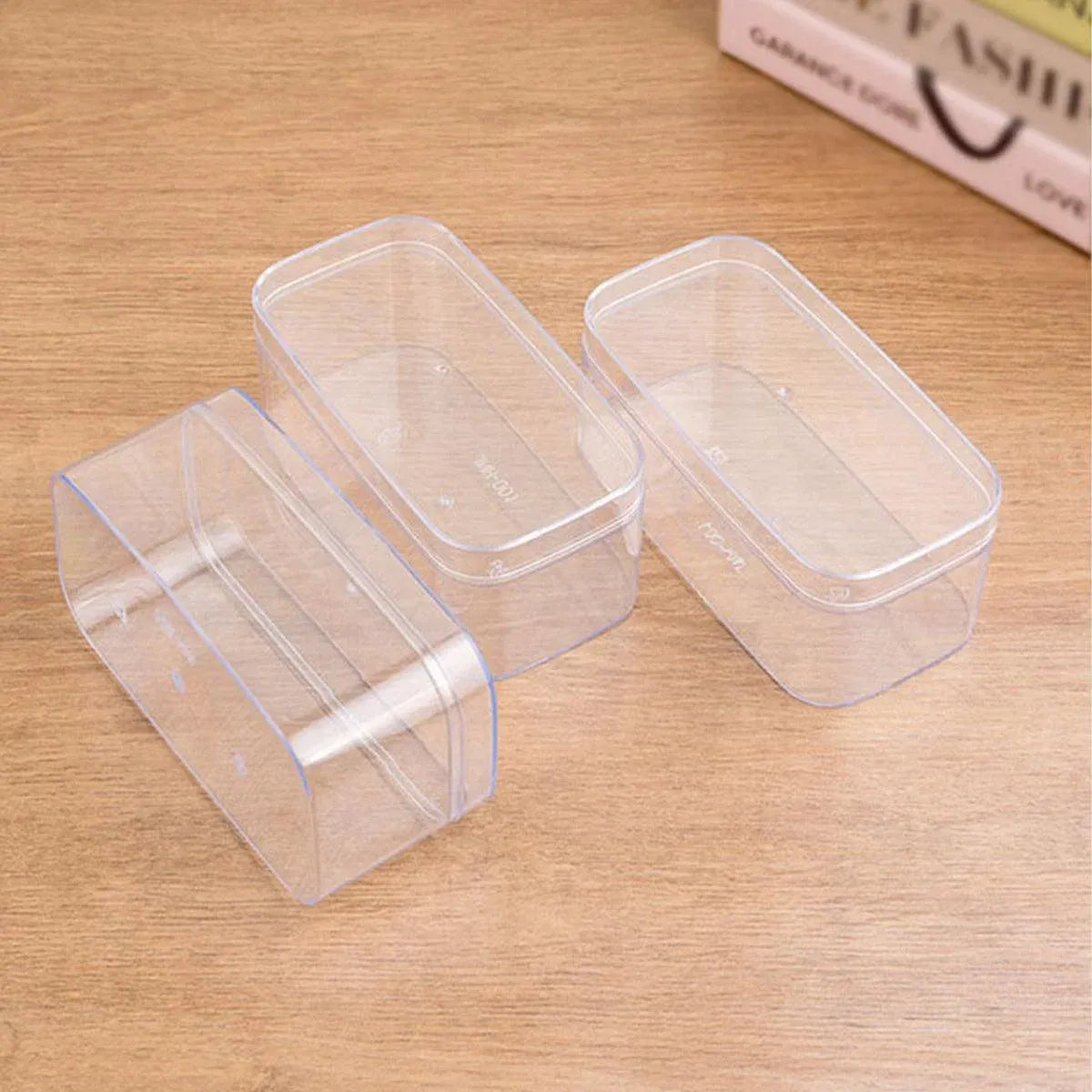 20pcs Transparent Biscuit Box Plastic Cake Box Pastry Dessert Storage Container - 5.5x9.5cm — product photo 13