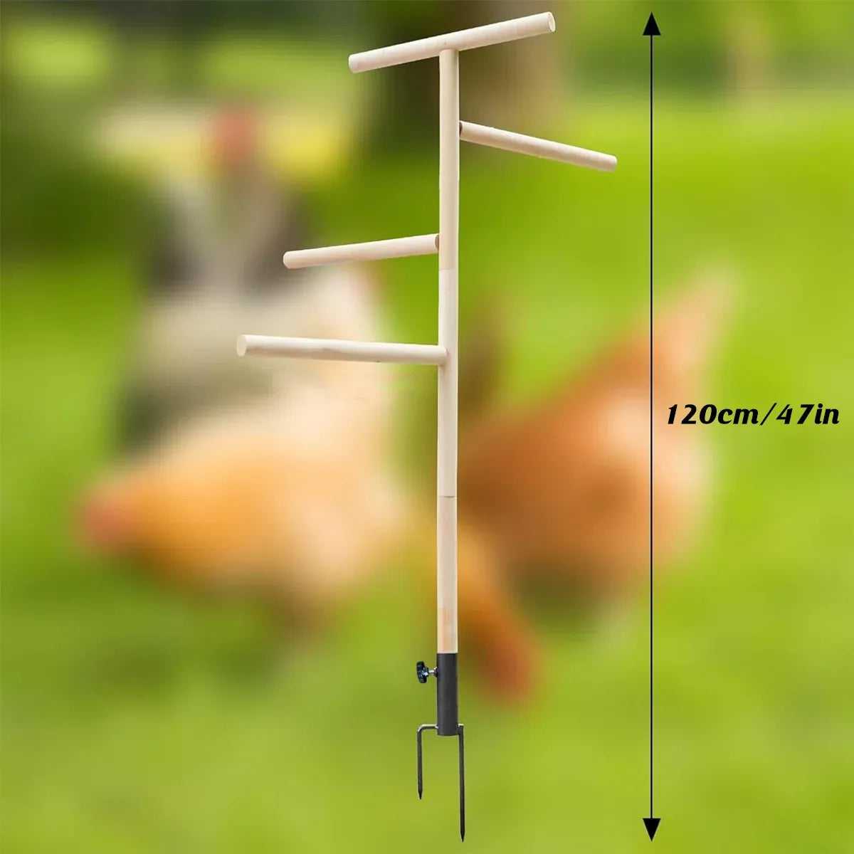 Chicken Climbing & Roosting Ladder Rack - 134 cm