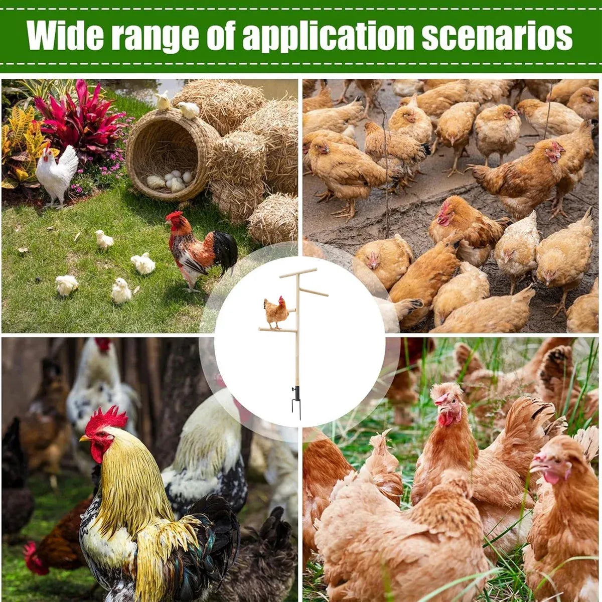 Chicken Climbing & Roosting Ladder Rack - 134 cm