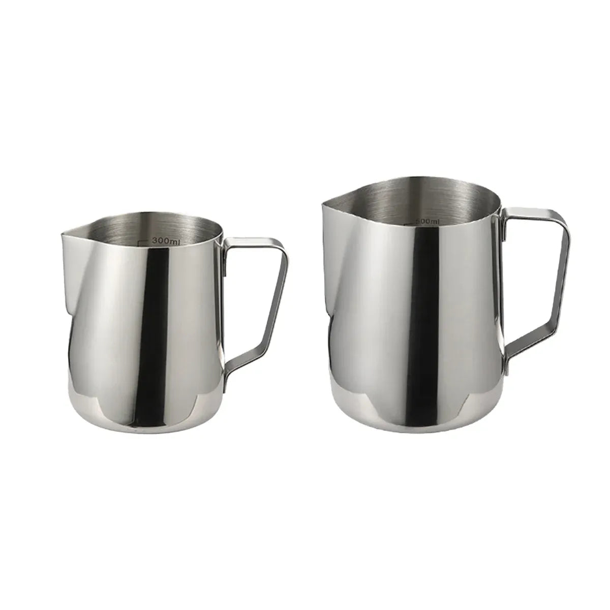 Stainless Steel Latte Art Cup 350ml 600ml Milk Frothing Pitcher Coffee Barista - 350ml