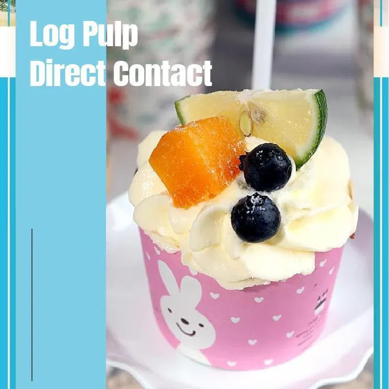500pcs Colorful Cupcake Muffin Baking Cups Greaseproof Nonstick Paper Liners - Cupcake-500pcs-FTBD — product photo 5