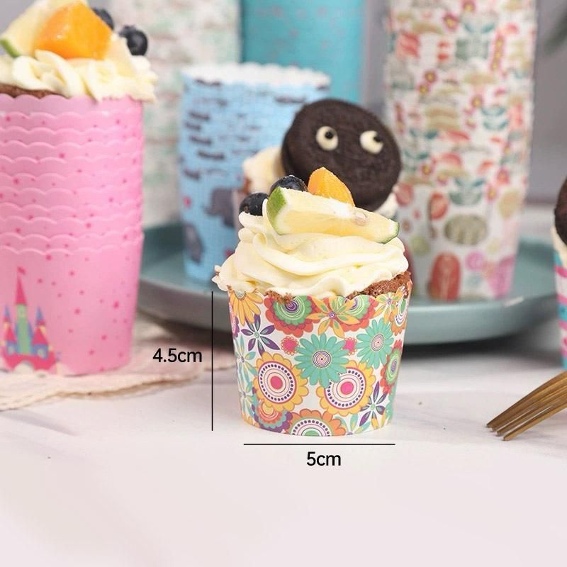 500pcs Colorful Cupcake Muffin Baking Cups Greaseproof Nonstick Paper Liners - Cupcake-500pcs-LSFTN — product photo 4