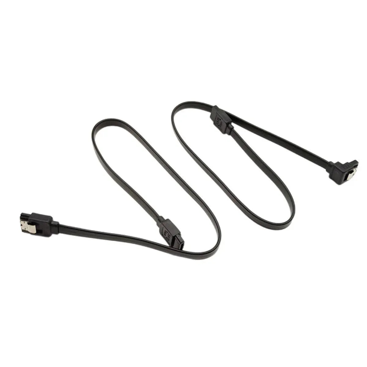 SSD Serial Cable High Speed SATA Connector for Laptop Desktop Data Transfer - Bend straight