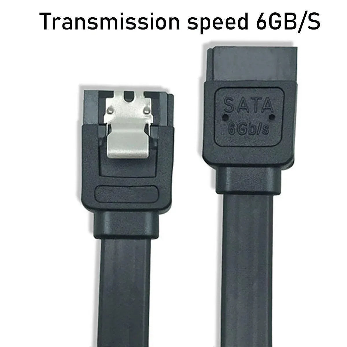 SSD Serial Cable High Speed SATA Connector for Laptop Desktop Data Transfer - Bend straight