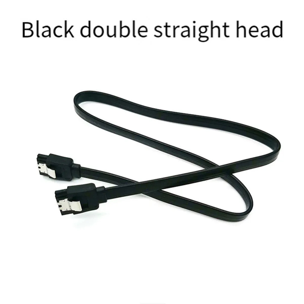 SSD Serial Cable High Speed SATA Connector for Laptop Desktop Data Transfer - Bend straight