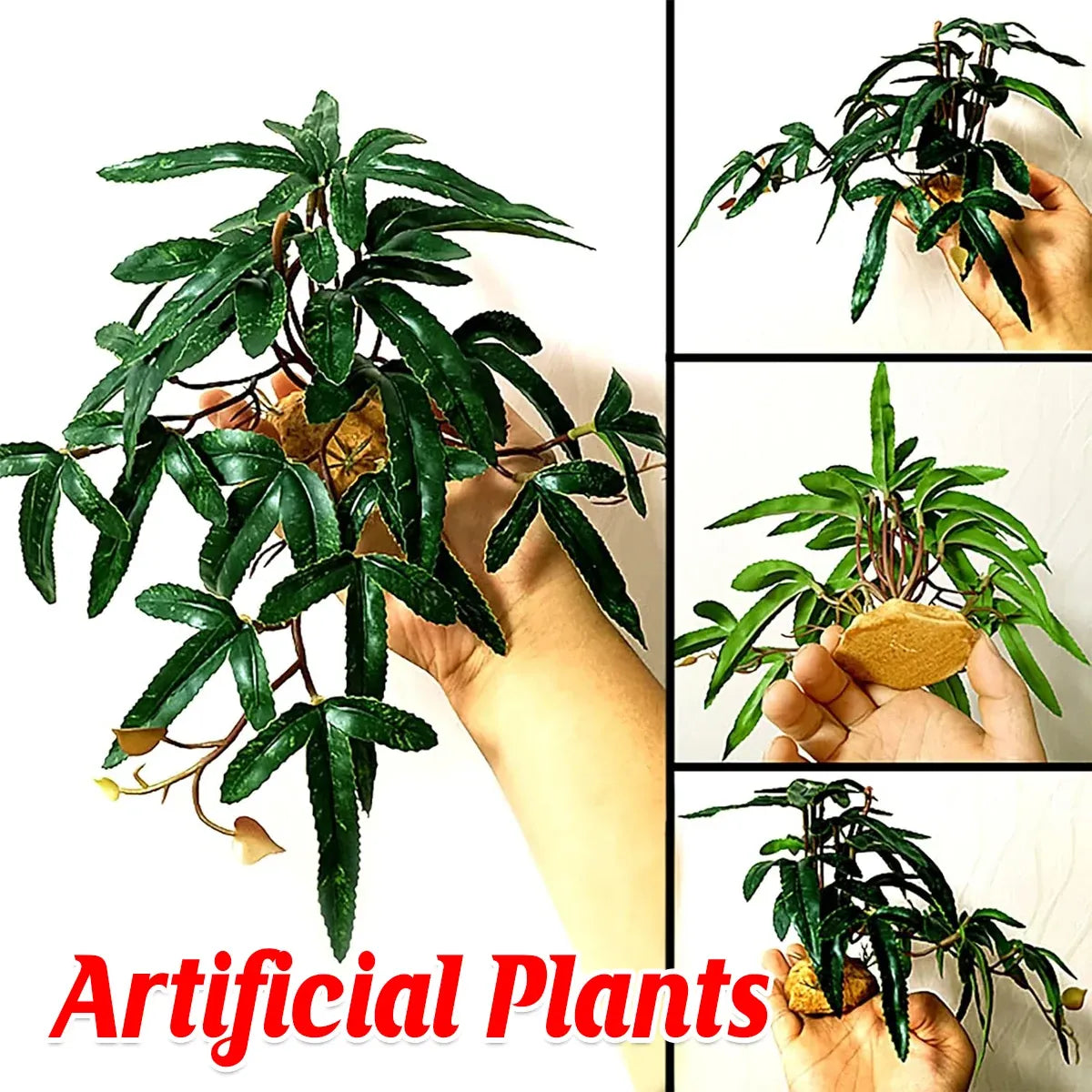Artificial Green Foliage for Terrariums & Pet Enclosures - product photo 1 of 15