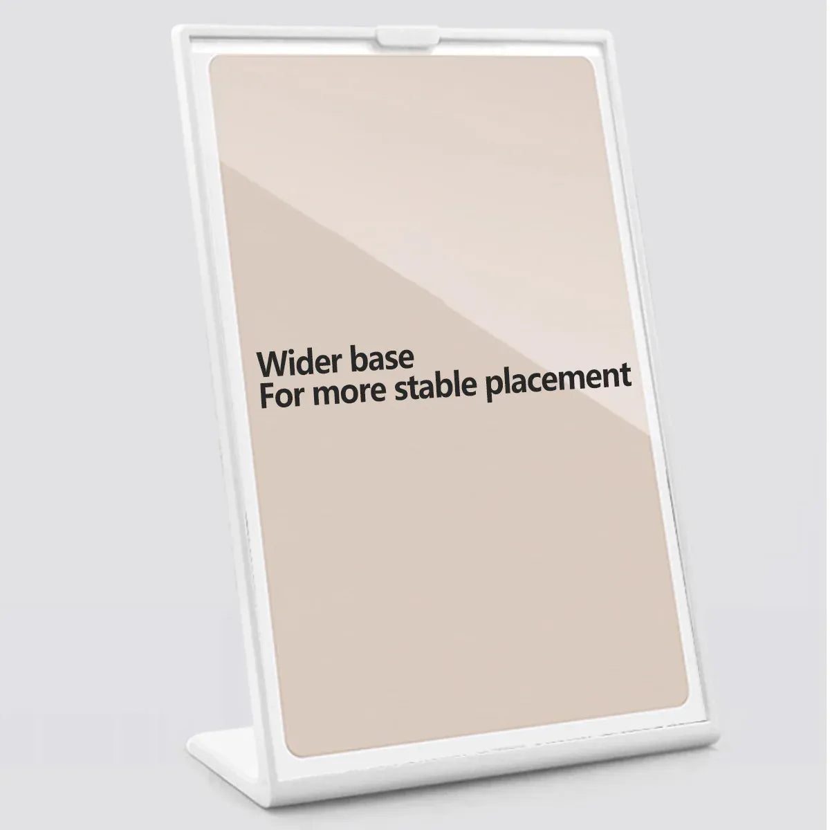7PCS L-Shaped Table Plastic Display Board White Durable for Restaurant Hotel Use — product photo 5