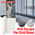 Trim-to-Fit HDPE Pet Enclosure Mesh Panel - 200 × 40 cm