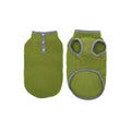 Fleece Dog Winter Jacket - Medium, Green