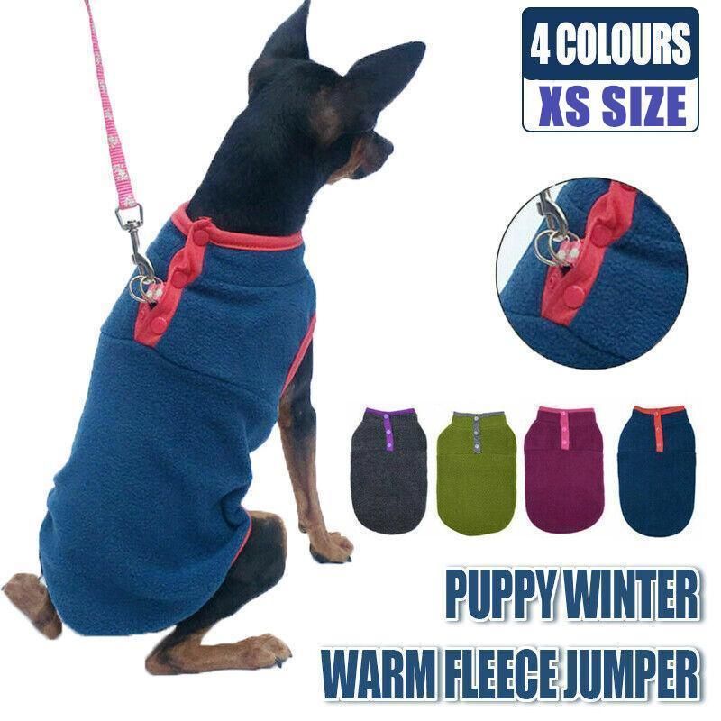Fleece Puppy Winter Jumper – Green