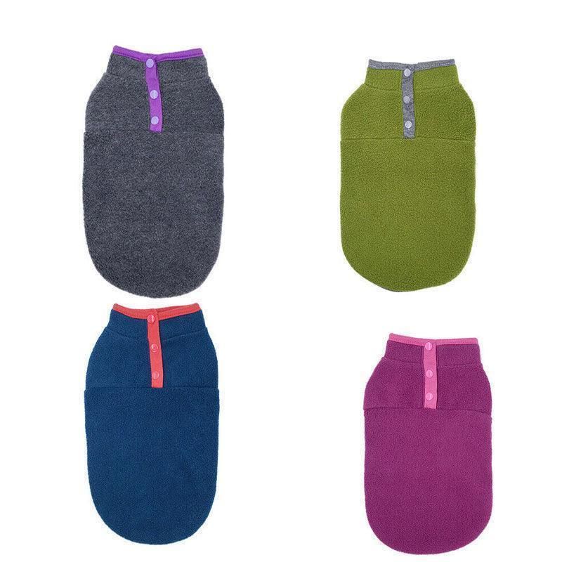 Fleece Puppy Winter Jumper – Green