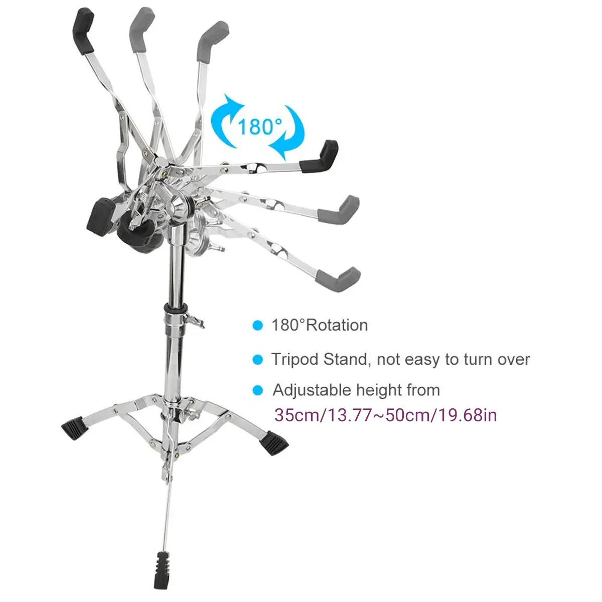 Drum Stand for Practice Pad Snare 22 Pipe Diameter Adjustable Steel Drum Kit — product image 3