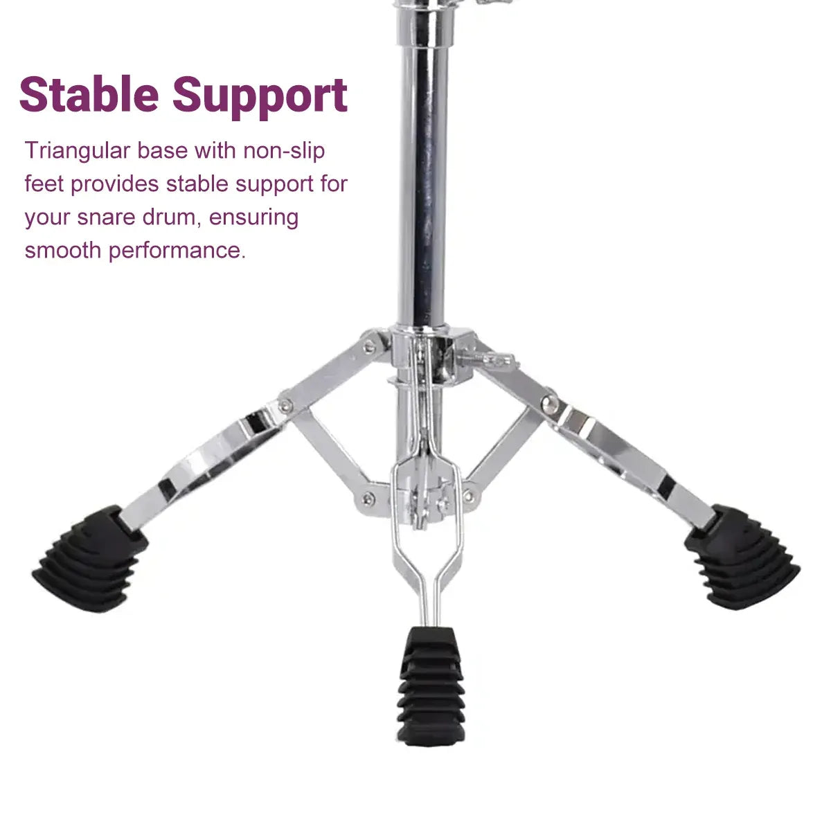 Drum Stand for Practice Pad Snare 22 Pipe Diameter Adjustable Steel Drum Kit — product image 4