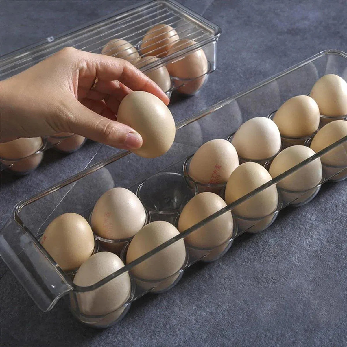 Refrigerator Storage Box Egg Holder Kitchen Organizer Box for Food and Storage
