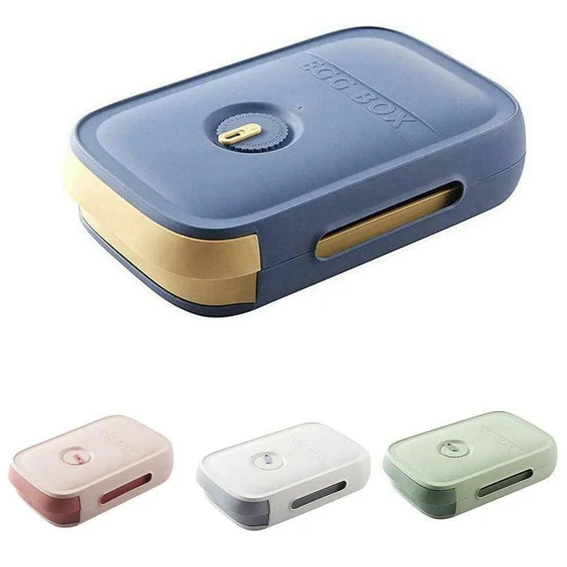 Drawer Type Eggs Tray Fruit Storage Box Kitchen Stacking Holder Food Container - Green — product photo 3