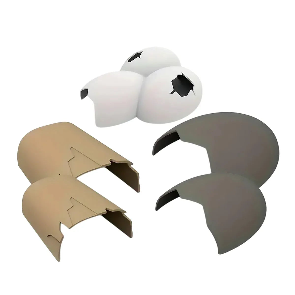 Reptile Eggshell Habitat Hides, Two-Piece Set