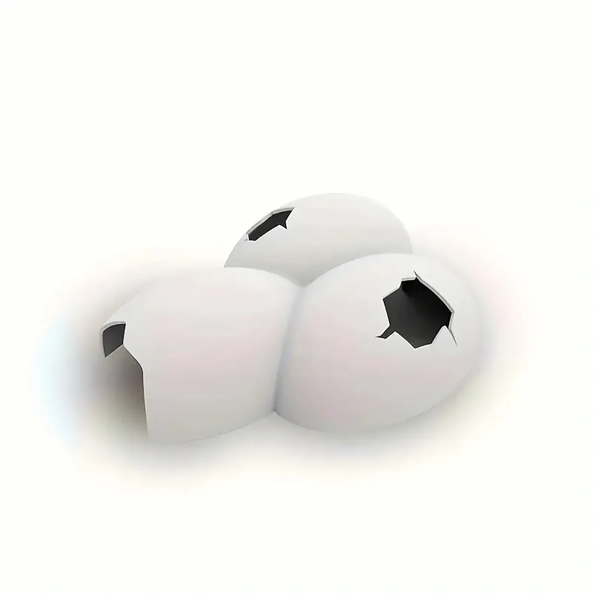 Conjoined Eggshell Reptile Habitat Hideout - 1 Piece