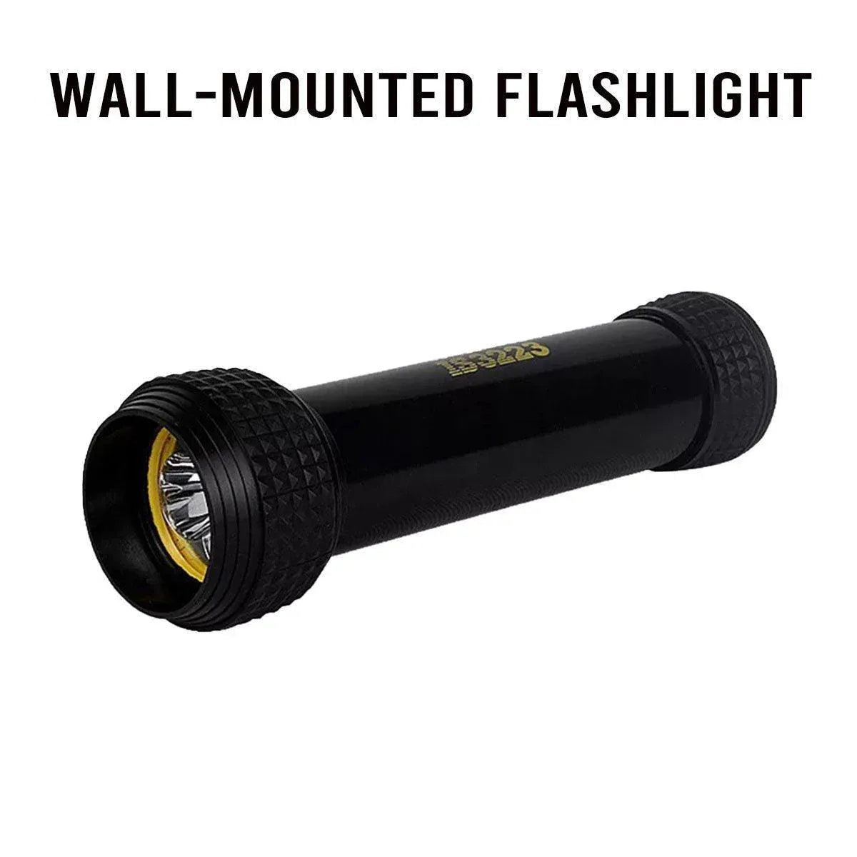 Wall-Mounted Detachable LED Backup Torch – Black — product image 9 of 14