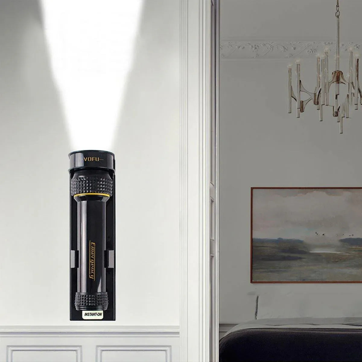 Wall-Mounted Detachable LED Backup Torch – Red — product image 10 of 14